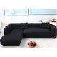 thumbnail image 3 of Protector de muebles para sala de estar, funda de sofá con propiedades antiarrugas y elásticas, funda elástica universal para sofás en forma de L (negro), 3 of 7