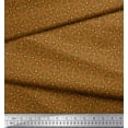 thumbnail image 2 of Soimoi Brown Cotton Duck Fabric Moroccan Damask Print Sewing Fabric Yard 56 Inch Wide, 2 of 3