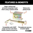 thumbnail image 2 of Curt Hitch 22321 Trailer Hitch Receiver Tube Anti Rattle Bracket  For 2 Inch Receiver, 2 of 2