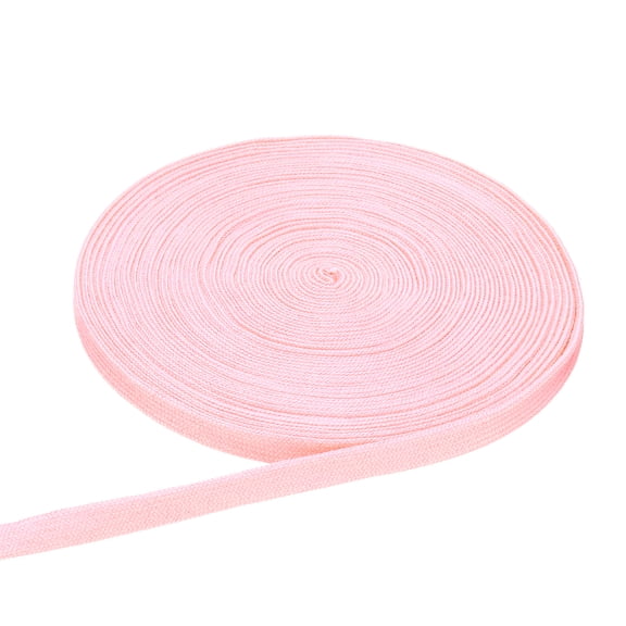 Uxcell Flat Drawstring Cord Rope 27 Yards x 0.5" Draw String Replacement Rope for Sweatpants Hoodie Light Pink