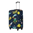 thumbnail image 2 of Bixox Washable Funny Spaceships Printed Luggage Cover, Fashion Suitcase Protector Fits for Large luggage, 2 of 8