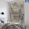 thumbnail image 3 of Bearachild Tapiz colgante con patrón misterioso, decoración de pared del hogar, cortina de poliéster, toalla de playa, mantel, esterilla de Picnic 2021 Decoración del hogar dios sol 150*130 Bearachild HA5769-06, 3 of 6