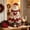 Multicolor F, variant on Christmas DIY Quilted Tree Tabletop Decor Hand Stitched Fabric Patchwork Xmas Tree Ornament Vintage Holiday Decoration for Home Mantel Shelf Countertop Christmas Party Display