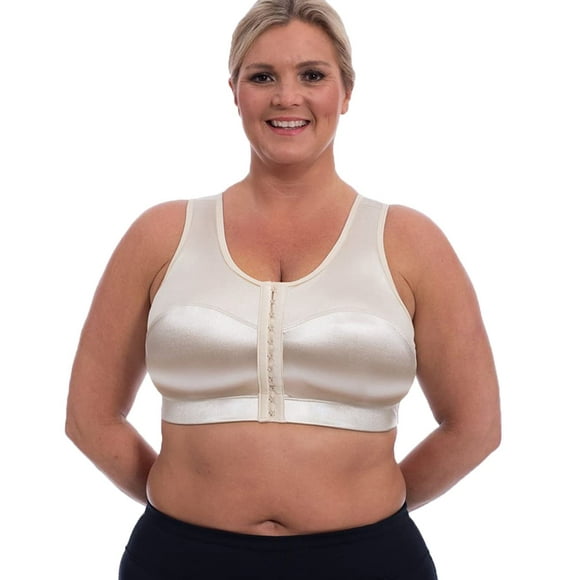 ENELL Soutien-Gorge de Sport à Fort Impact Couvrant pour Femmes (100),2,Écru