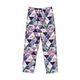 thumbnail image 4 of Xecao Plaid Flamingo Men's Straight Lounge Pajama Pants: The Ultimate in Comfortable Sleepwear, 4 of 9