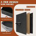 thumbnail image 3 of GALAXHERO 8 Drawer Fabric Dresser for Bedroom, Storage Bins Chest of Drawer for Closet, Living Room, Hallway, Charcoal Black, 3 of 8
