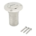 thumbnail image 3 of Marine Boat Deck Fill Filler,  Easy To Use Mirror Polished Boat Deck Filler Rustproof Stainless Steel Compact With Keyless  For Boat GAS,DIESEL,WASTE,WATER,FUEL, 3 of 8
