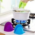 thumbnail image 3 of Silicone Pot Holder For Easy Cleaning, Heat Resistant Non-slip Design Food Grade Silicone Dishwasher Safe Oven Mitt Compact Storage For Left Right Hand Fit Kitchen Cooking Baking (2Pcs), 3 of 8