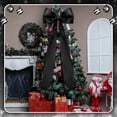 thumbnail image 6 of Guvpev 5FT Large Satin Christmas Bows - Giant Black Xmas Bows for Christmas Tree Topper, Wreaths, Wal, Mantel, Front Door, Porch & Wedding Decorations, Indoor & Outdoor Holiday Christmas Decorations, 6 of 12