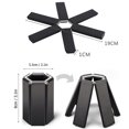 thumbnail image 3 of Black Foldable Non-slip Heat Pad Trivet Pan Pot Mat Kitchen, 3 of 9