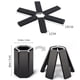 thumbnail image 3 of Black Foldable Non-slip Heat Pad Trivet Pan Pot Mat Kitchen, 3 of 9