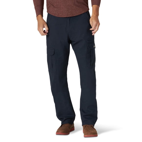 Pantalón cargo Wrangler Authentics Relaxed Fit Navy para hombre