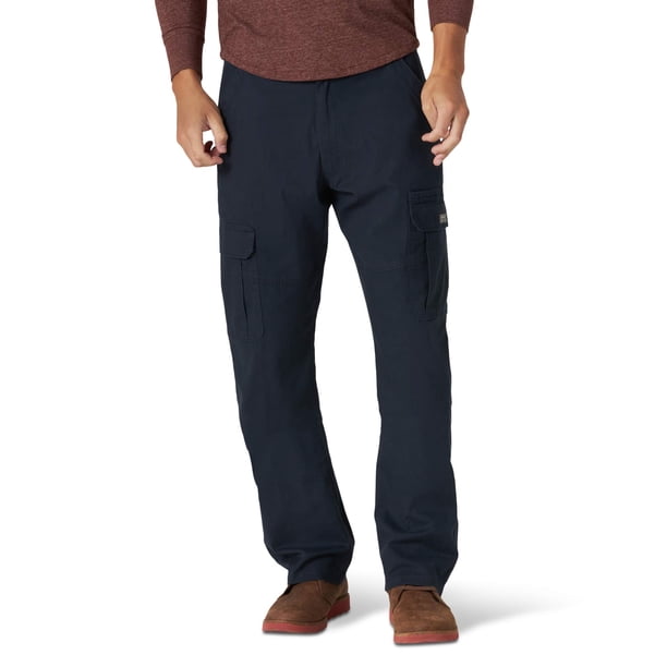 Pantalón cargo Wrangler Authentics relaxed fit azul marino 32W 29L