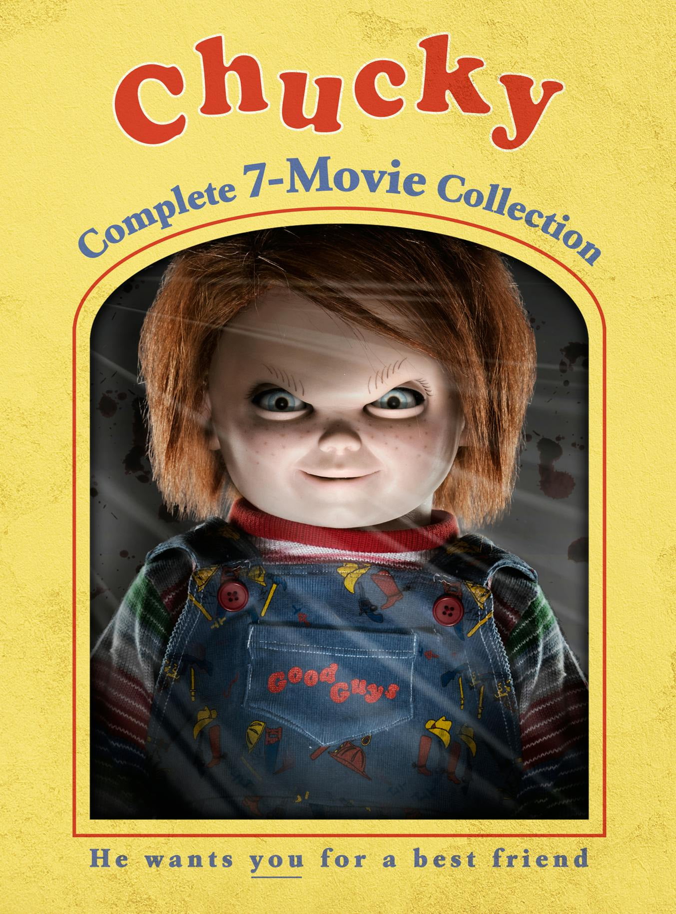 Free Shipping! SDS Chucky 7-Movie Collection DVD, Child's