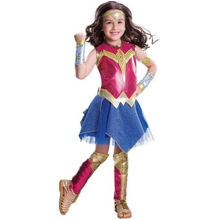 Batman Vs Superman: Dawn of Justice Deluxe Wonder Woman Child Halloween (Best College Halloween Costumes Girls)