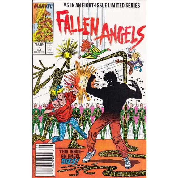 Fallen Angels #5 (Newsstand) VF ; Marvel Comic Book