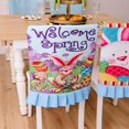 thumbnail image 4 of Giyblacko Easter Chair Cover Easter Dining Chair Covers Spring Watercolor Bunnies Stretch Washable Removable Dining Chair Slipcovers Protector Cover For Living Room Hotel Restaurant Banquet, 4 of 4