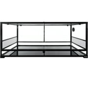 REPTI ZOO 64 Gallon Full Tempered Reptile Glass Terrarium-48 x 18 x 18