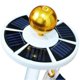 thumbnail image 3 of Gold Anodized Aluminum Inch Gold Anodized Aluminum Outdoor Flagpole Ball Topper Ornament Gold Anodized Aluminum, 3 of 5