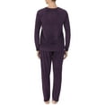thumbnail image 7 of Secret Treasures Women’s and Women’s Plus Super Soft Velour Raglan Sleeve Top and Pant Pajama Set, 7 of 7