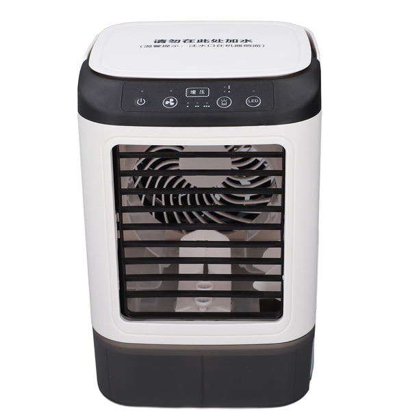 Ventilador De Enfriamiento Del Humidificador, Aire Acondicionado Portátil, Botón Mecánico, Funcionamiento Silencioso, Tanque De Agua De 900 Ml, Diseño 4 En 1 Para El Trabajo En