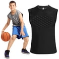 thumbnail image 1 of Protector Costillas Entrenamiento Camisa Protectora Pecho Béisbol Secado Rápido Transpirable Sólido para Porteros Y Receptores, 1 of 9