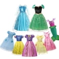 thumbnail image 2 of Disfraz de princesa para niña, vestido de fiesta de carnaval, Rapunzel, Cenicienta, Elsa, Bella, ropa de cumpleaños, 2 of 5
