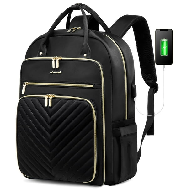 Mochila para portátil LOVEVOOK para mujer, profesora, 15.6 pulgadas, impermeable