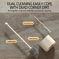 thumbnail image 5 of TOPRenddon Disposable Toilet Brush with Built-In Cleaner – Wall-Mounted, Hygienic Scrubbing Tool with Long Handle & Splash Guard, 5 of 9