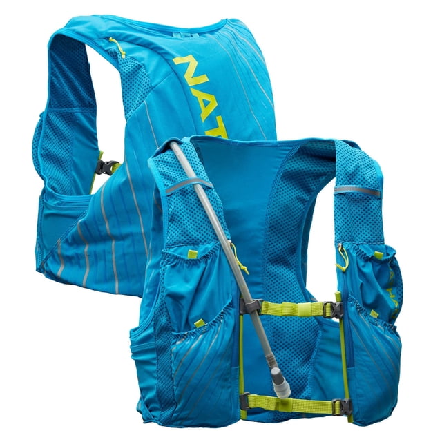 Chaleco De Carrera Nathan Pinnacle Y Mochila De Hidratación De 12 L Con Vejiga De 1,6 L, Bolsillos Resistentes Al Agua, Ligero Y Que Absorbe La Humedad