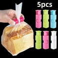 thumbnail image 6 of BAOLE 5-pack food sealing clips for bread bags, moisture-proof and fresh-keeping clips, spring-loaded sealing clips for milk powder, snacks, and plastic bags, perfect for kitchen storage., 6 of 10