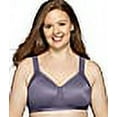 thumbnail image 5 of Women's Vanity Fair 71500 Full Figure Wirefree Sports Bra (Plumberry 40DD), 5 of 7