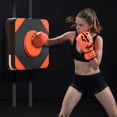 thumbnail image 2 of Foco Pared Target Punch Boxing Bag Mat Patadas Punteing Faux Leather Wall Punching Padting para Luchador Artes Marciales Fitness Entrenamiento Liberando Presión, 2 of 9