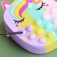 thumbnail image 3 of Bolso de hombro 2 en 1 para niñas, juguetes sensoriales para aliviar el estrés, bolso para mujeres y niños, los mejores regalos, 3 of 5