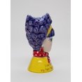thumbnail image 4 of Fine Ceramic Purple Hair Lady Makeup Brushes Holder Vase, 6-1/4" H, 4 of 9