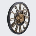 thumbnail image 6 of THE GEARS CLOCK Wall Clock with Real Moving Gears AM-LI_ 36 in Round Vintage-Black, 6 of 10