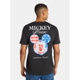 thumbnail image 3 of Disney, Men's & Big Men's Americana Graphic Tee, Mickey Mouse, Sizes XS-5XL, 3 of 5