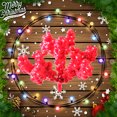 thumbnail image 4 of Injueey Simulación de árbol de Navidad, adorno de bayas, banquete de fiesta de Navidad, planta de espuma Artificial para interiores, decoración DIY Kits de decoración para fiestas Injueey HA069953-00, 4 of 6