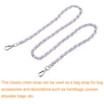 thumbnail image 3 of Unique Bargains Purse Chain Strap, 47' Purse Strap Shoulder Bag Replacement Strap(Purple/Silver), 3 of 6