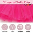 thumbnail image 5 of Tutu Skirts And Socks for Women Adults Fluffy Dance Ballet Bubble Skirt Puffy Elastic Tulle Short Skirts Halloween Christmas Costume, 5 of 6