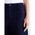 thumbnail image 5 of Free Assembly Women's High Rise Cropped Wide Leg Trousers with Patch Pockets, 24" Inseam, Sizes 0-16, 5 of 6