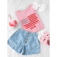 thumbnail image 3 of Usa Flag 4Th Of July T-Shirt Toddler -Image by Shutterstock,  4 Toddler, 3 of 4