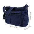 thumbnail image 2 of WORGEOUS  Crossbody Purses for Women Korean Style Shoulder Bag Handbag Denim Cloth, 2 of 8