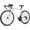 White, variant on Hykolity Road Bike, 700C Hybrid Bikes with 14 Speed Drop Bar, High Carbon Steel City Commuter Bicycle, Urban Adult Bike with Caliper Brakes, Racing Bicycle for Men and Women, Black