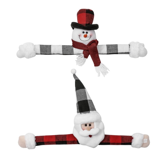 Cortina De Navidad Hebilla Muñeco De Nieve Cortina Tieback Santa Cortina Hebilla Tieback Titular De La Cortina Para El Hogar Decoraciones De Ventanas Adornos De Navidad 2 Unids Monstrate HA038827-00