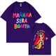 thumbnail image 1 of Camiseta de Manana Sera Bonito para mujer, ropa de calle de manga corta, Karol G Merch Music, Will Be Nice, moda de Sirena, 1 of 4