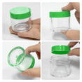 thumbnail image 3 of Beauticom 24 Pieces 30G/30ML(1 Oz) Round Clear Plastic Container Jars with Flat Top Lid - 24 Jars, 3 of 7