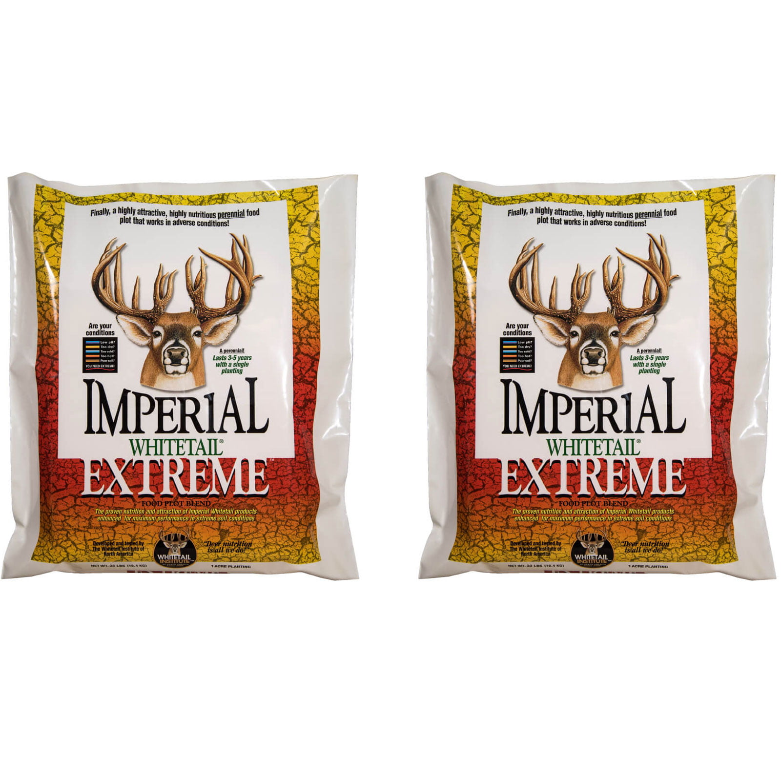Whitetail Institute Imperial Extreme Perennial Deer Food Plot Seed 23 Pound Bag 