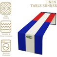 thumbnail image 3 of Chemin de Table Drapeau Bahamian Vintage, Décoration de Table pour Intérieur Extérieur Décorations de Table à Manger, 184x34cm, 3 of 8