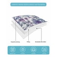 thumbnail image 5 of Quilts Full Size, Teal Purple Palm Trees Soft Comforter Bedding Set for Bed, Summer Botanical Tropical Leaves Lightweight Quilted Bedspread with Pillow Cover(2 Pieces) for All Season, 78x90 Inch, 5 of 6
